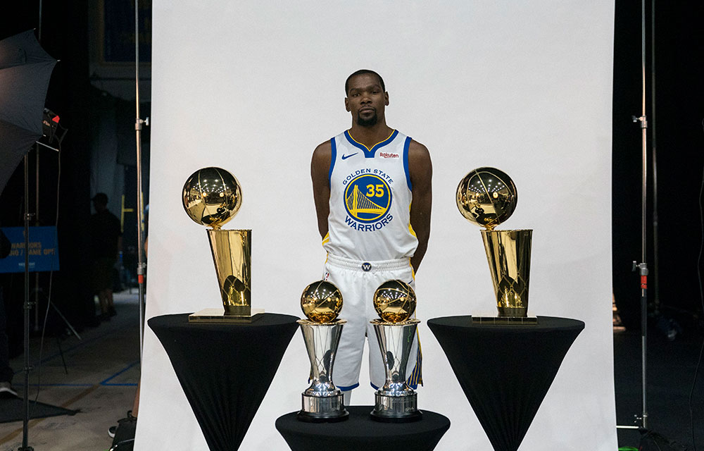 NBA Finals MVPs From the Last 10 Years Receiving the Trophy