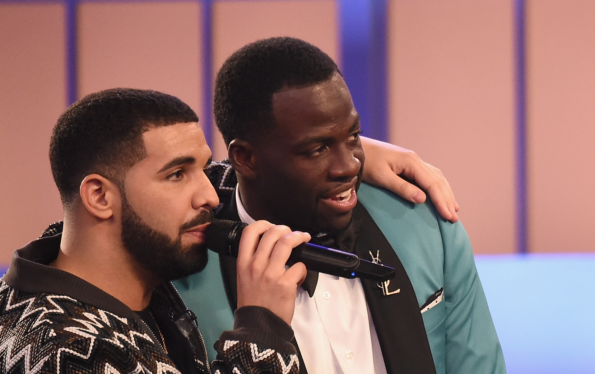 Drake And Draymond Green Exchanged Words After The Raptors Won Game 1