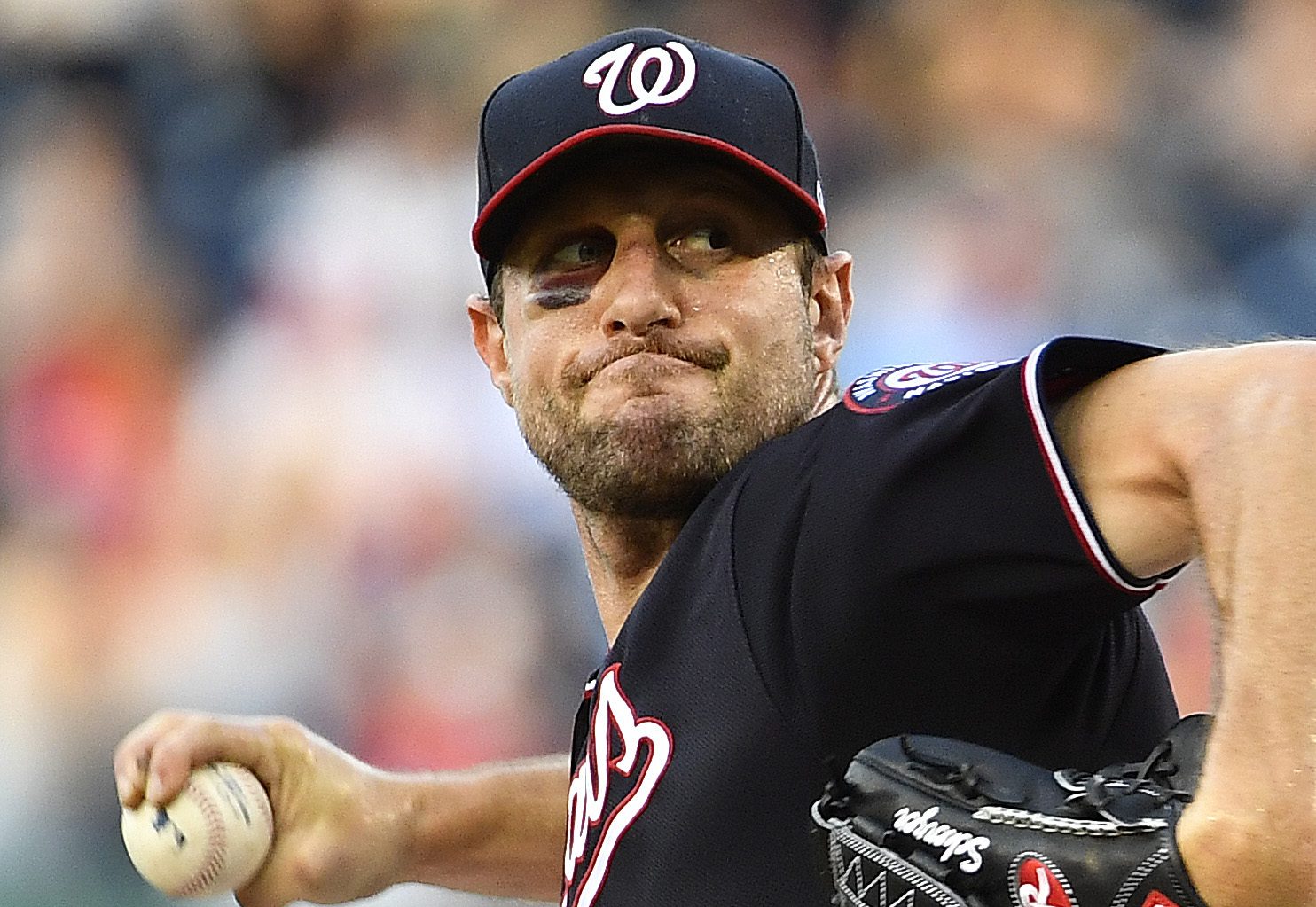 Curly W (Rendon/Soto/Kendrick/Scherzer) Washington Nationals NLDS 