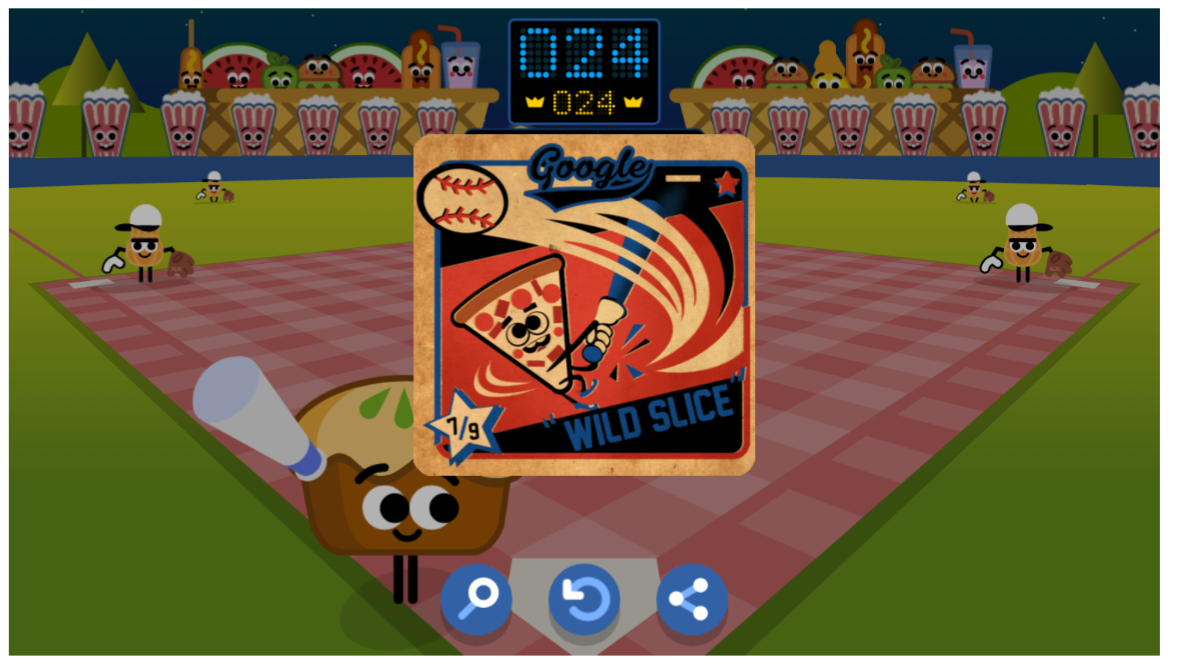 Google Doodle Baseball