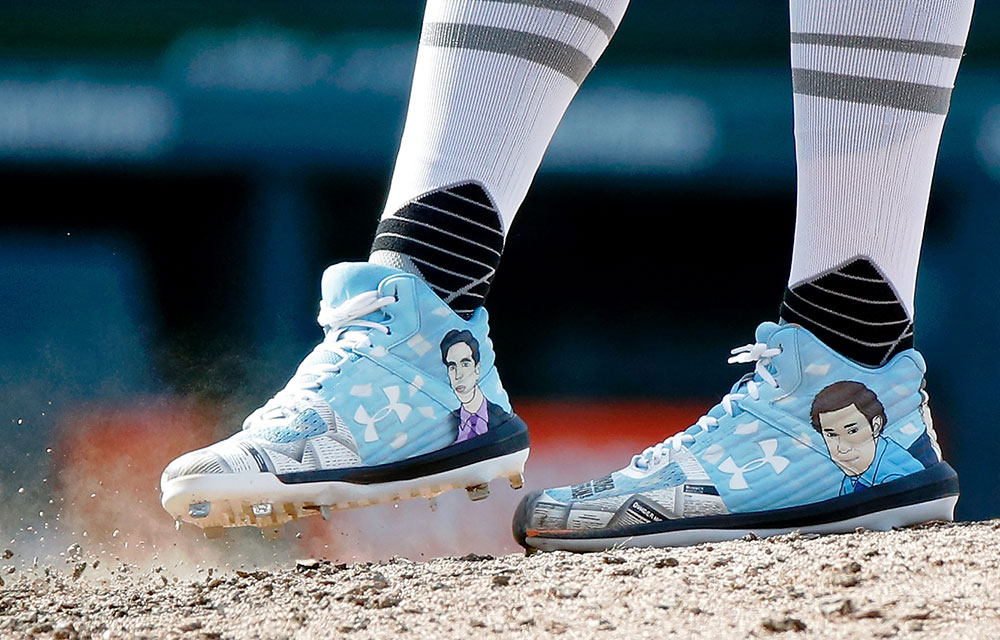 Does he have the best custom cleats in the league? 👀 #Tatis