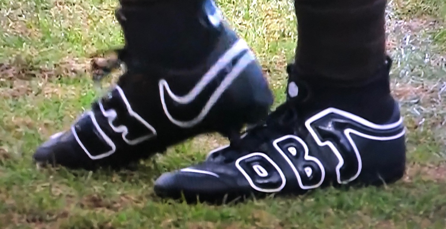 OBJ wore 3 different pairs of cleats in the NFC Championship