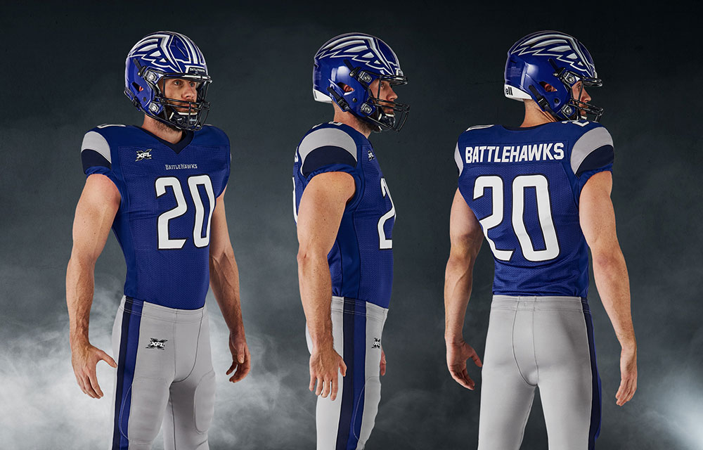 XFL Unveils Team Uniforms for 2020