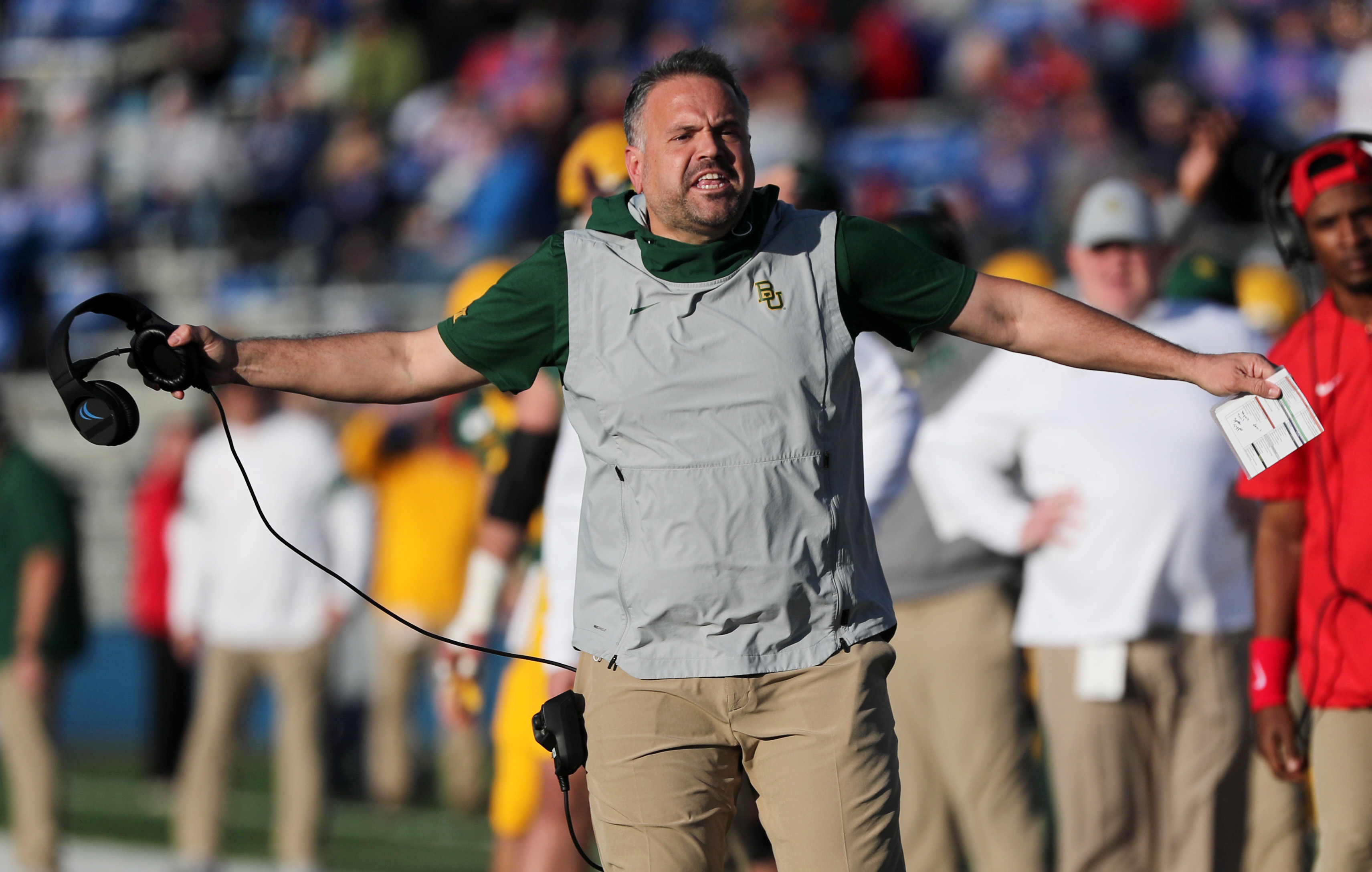 Matt Rhule addresses reports of interest from NFL teams, says he plans to  coach Baylor next season