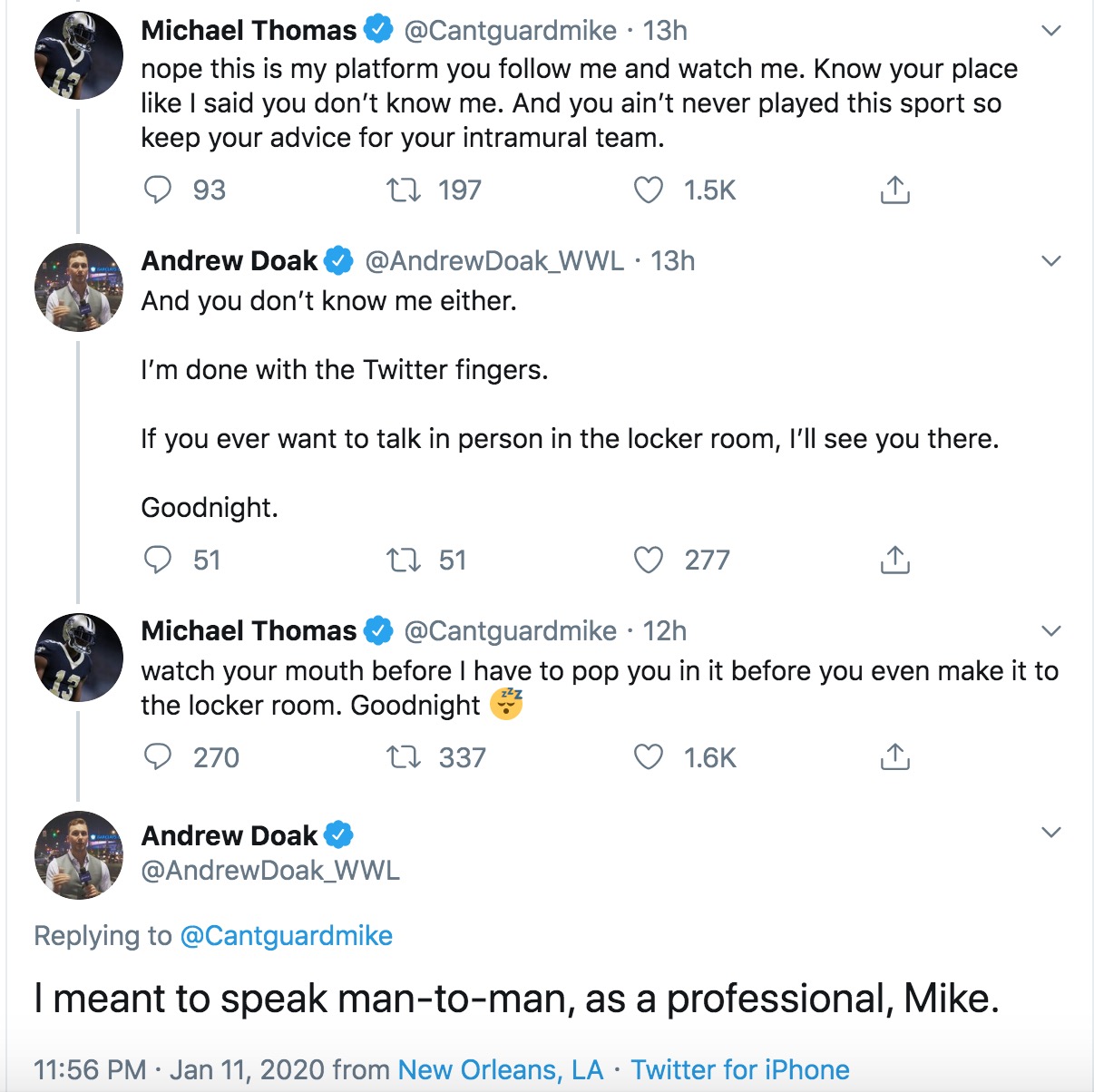 Michael Thomas implies Saints 'tried to damage' his reputation in cryptic  tweet