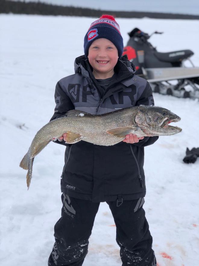 Local father, son hooked on a new addiction: ice fishing - Orillia News