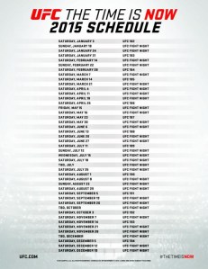 Click above for the full 2015 UFC schedule