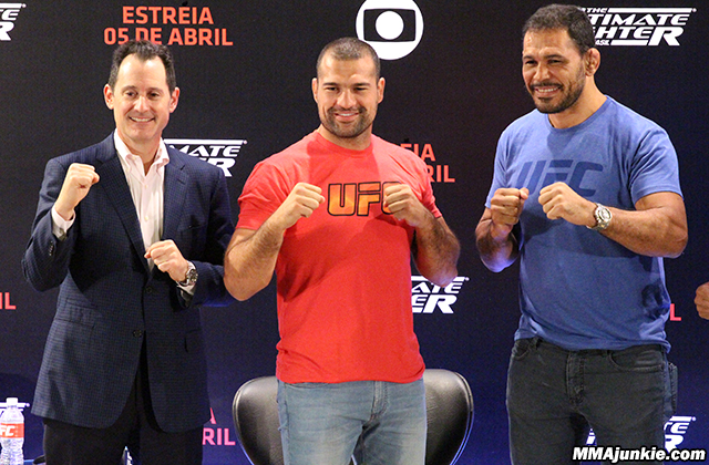 Lawrence Epstein with UFC vets Mauricio Rua, Antonio Rodrigo Nogueira
