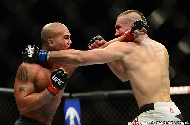 Robbie Lawler and Rory MacDonald