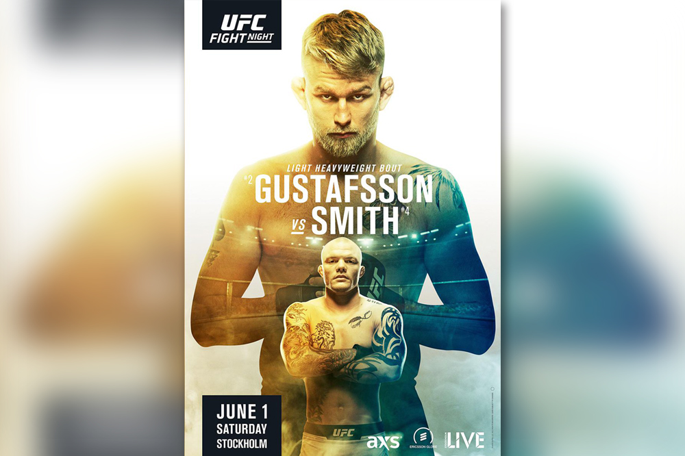 UFC Stockholm poster Alexander Gustafsson gets big ups in Sweden