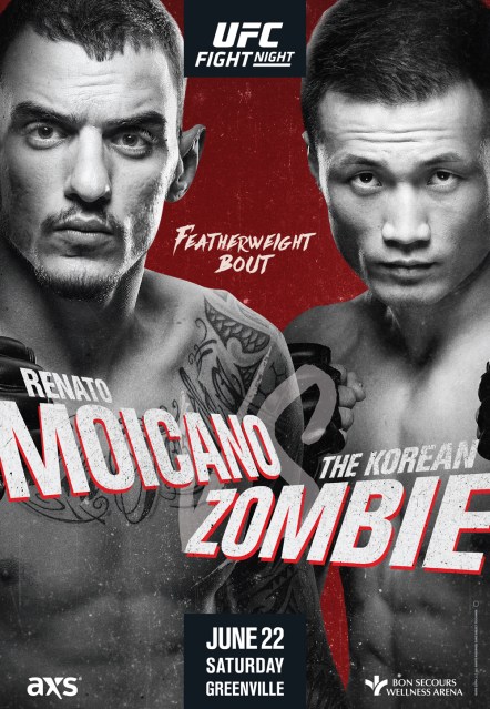 Ufc On Espn 12 Poster Released With Moicano Vs The Korean Zombie