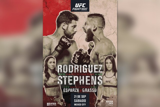 Check Out The Ufc On Espn 17 Poster For Mexico City