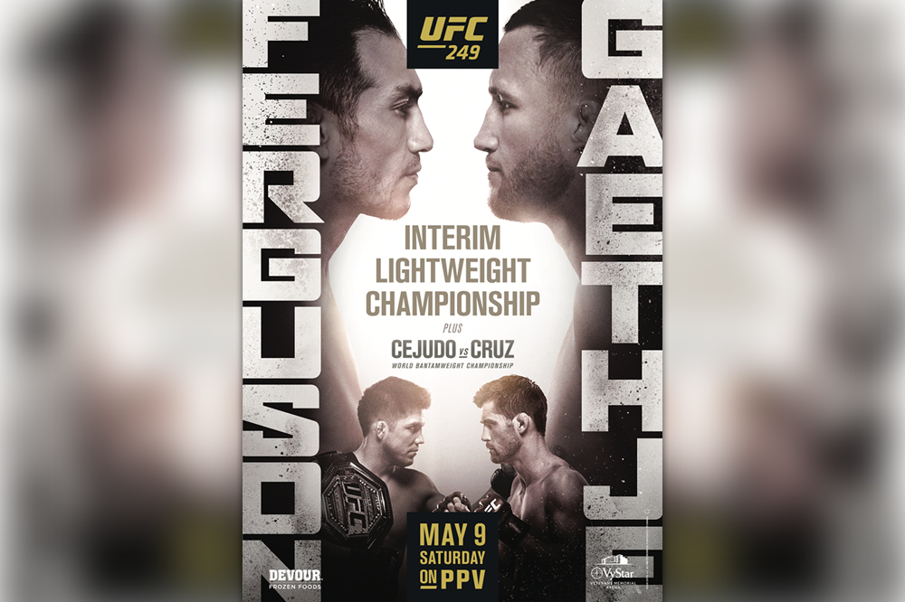 New UFC 249 poster adds Cejudo vs. Cruz second title fight