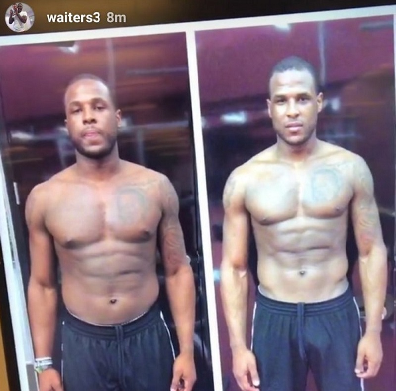 Dion Waiters wants everyone to know that he is not out of shape