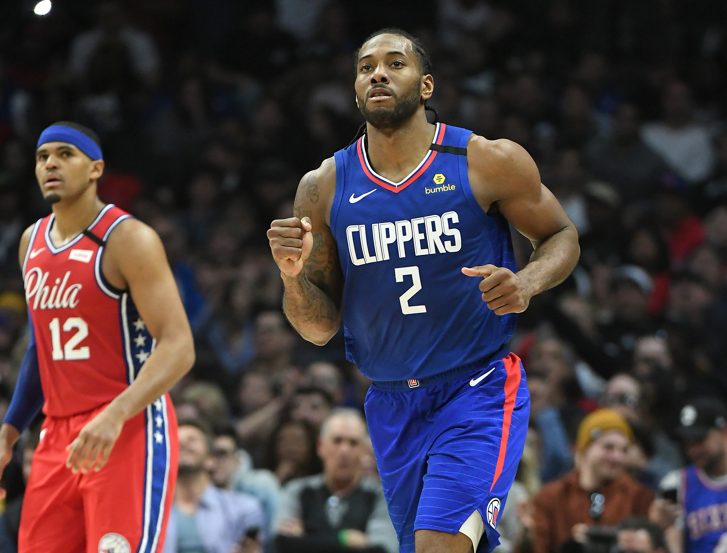 Third straight Westbrook triple-double not enough, 76ers and Clippers  humbled