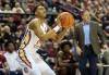 Florida State Seminoles guard Devin Vassell (24) lines up his three point shot. The Florida State Seminoles beat the Boston College Eagles 80-62, Saturday, March 7, 2020. The Seminoles clinched the ACC regular season title.