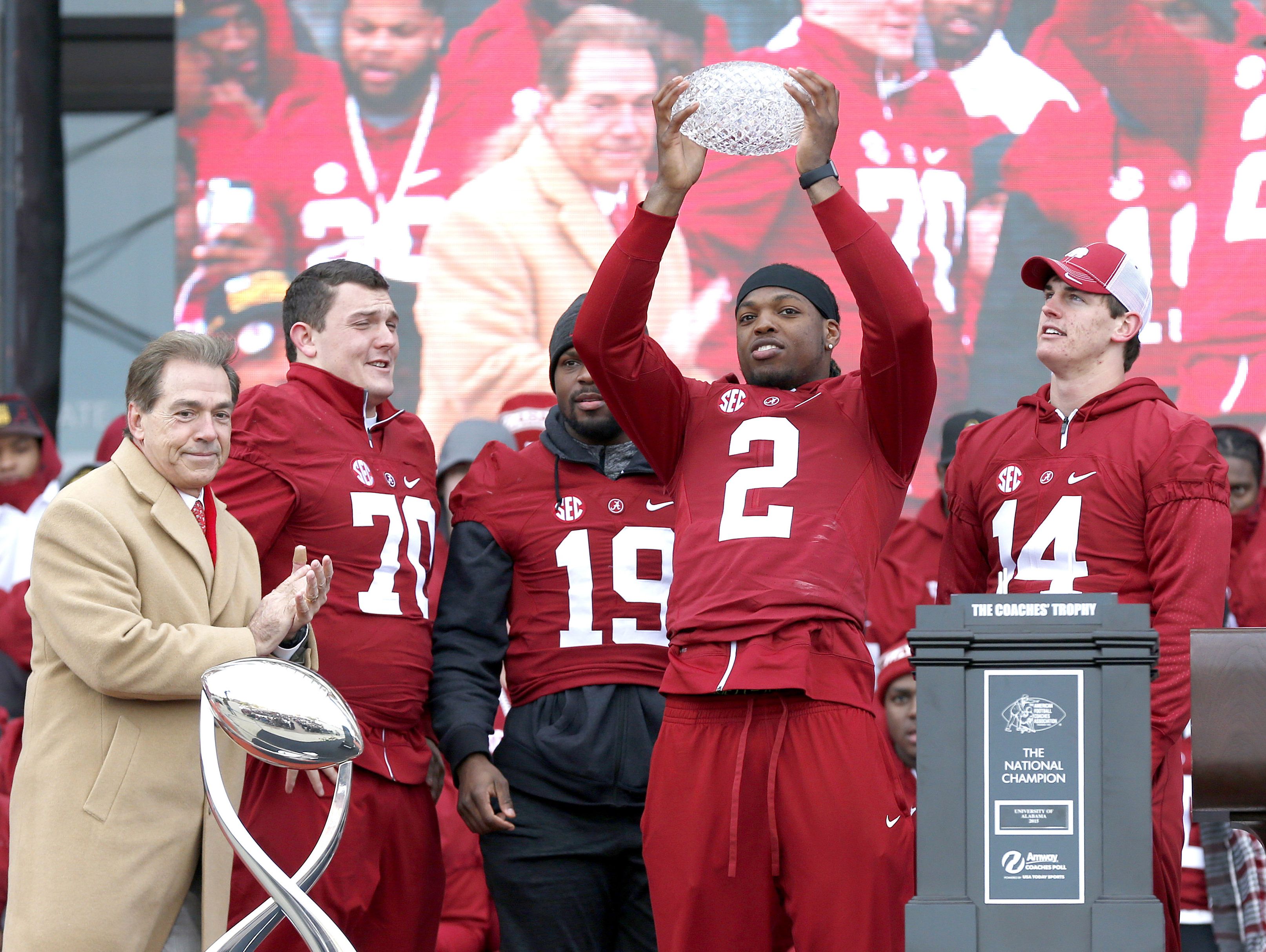 Same time next year? Tide celebrate title with parade USA TODAY Sports