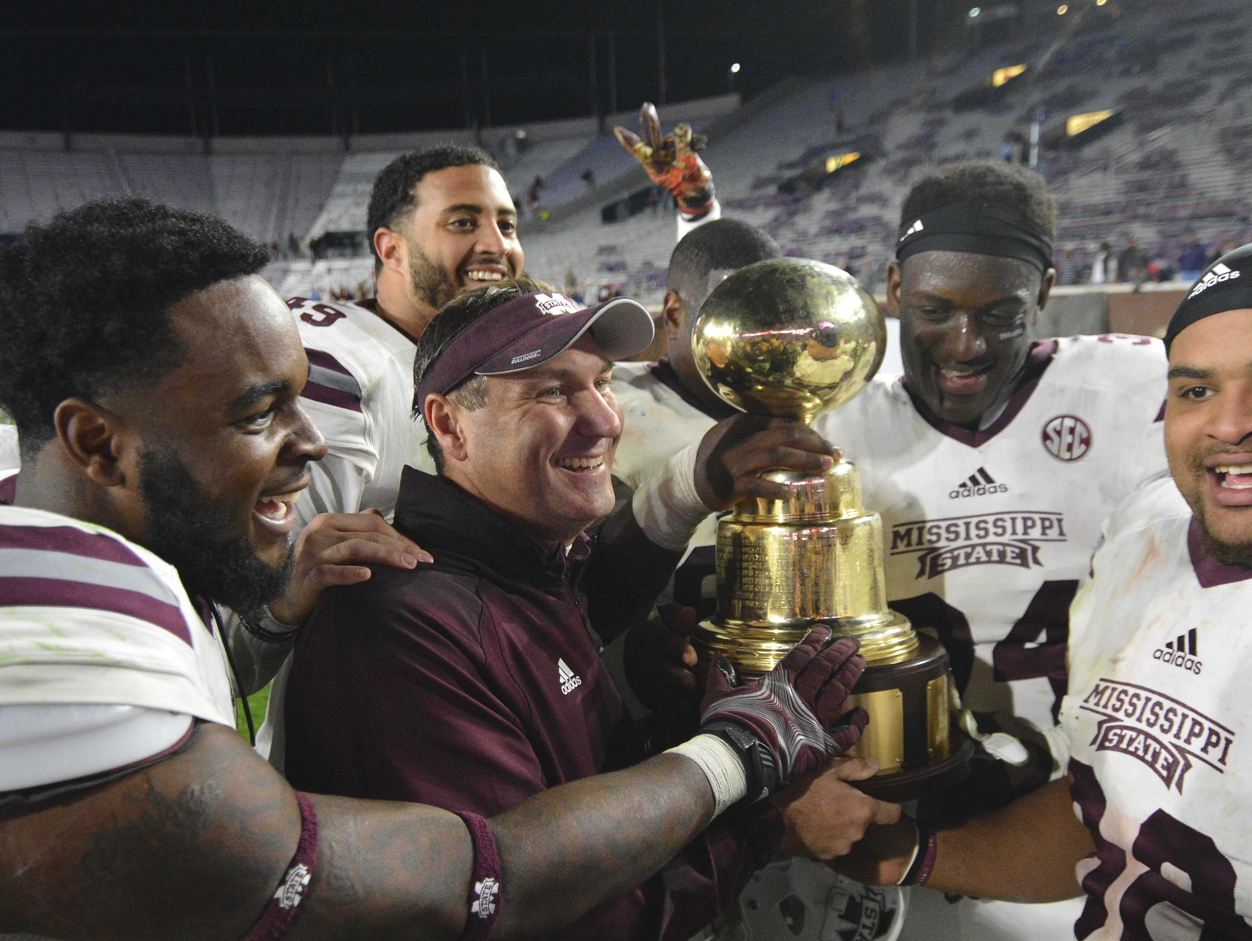 Egg Bowl win also captured a bowl berth for MSU USA TODAY Sports