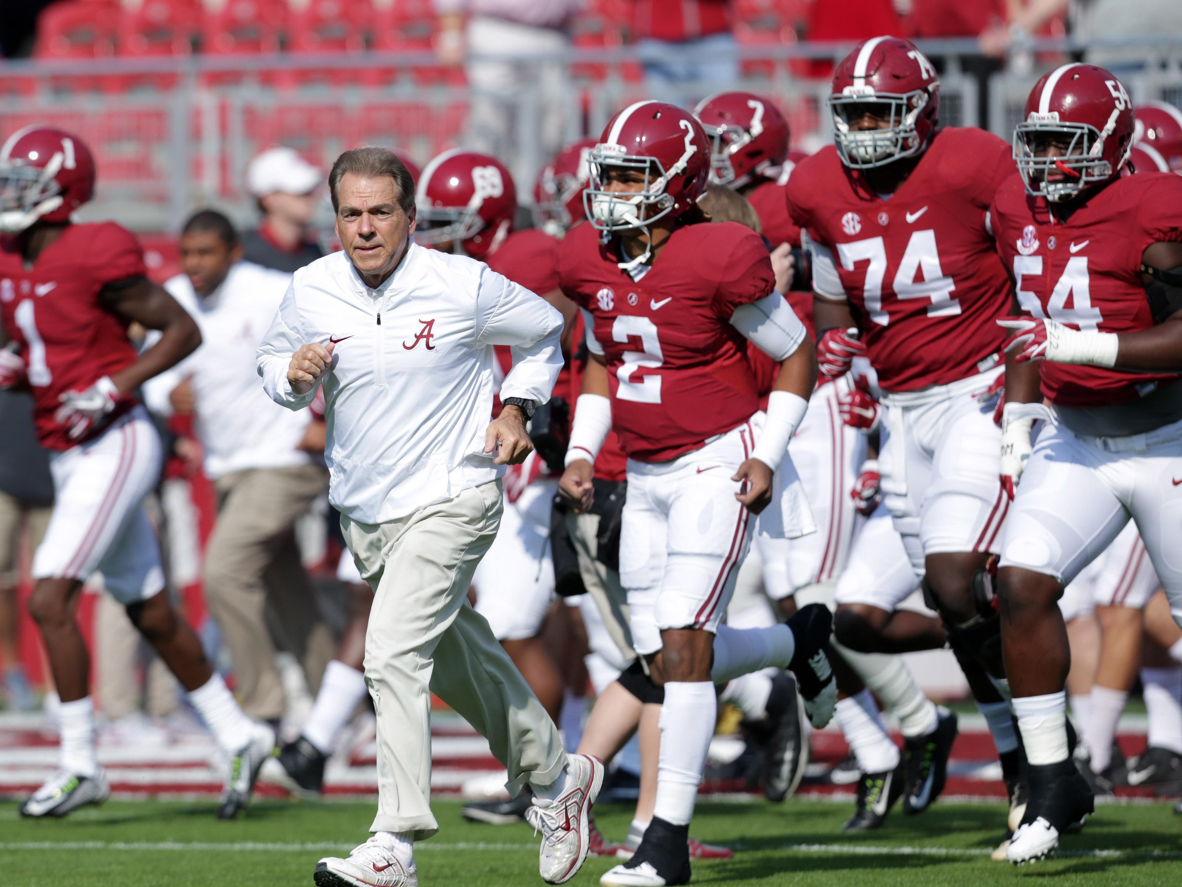 Alabama, Saban stay calm, cool and collected | USA TODAY Sports