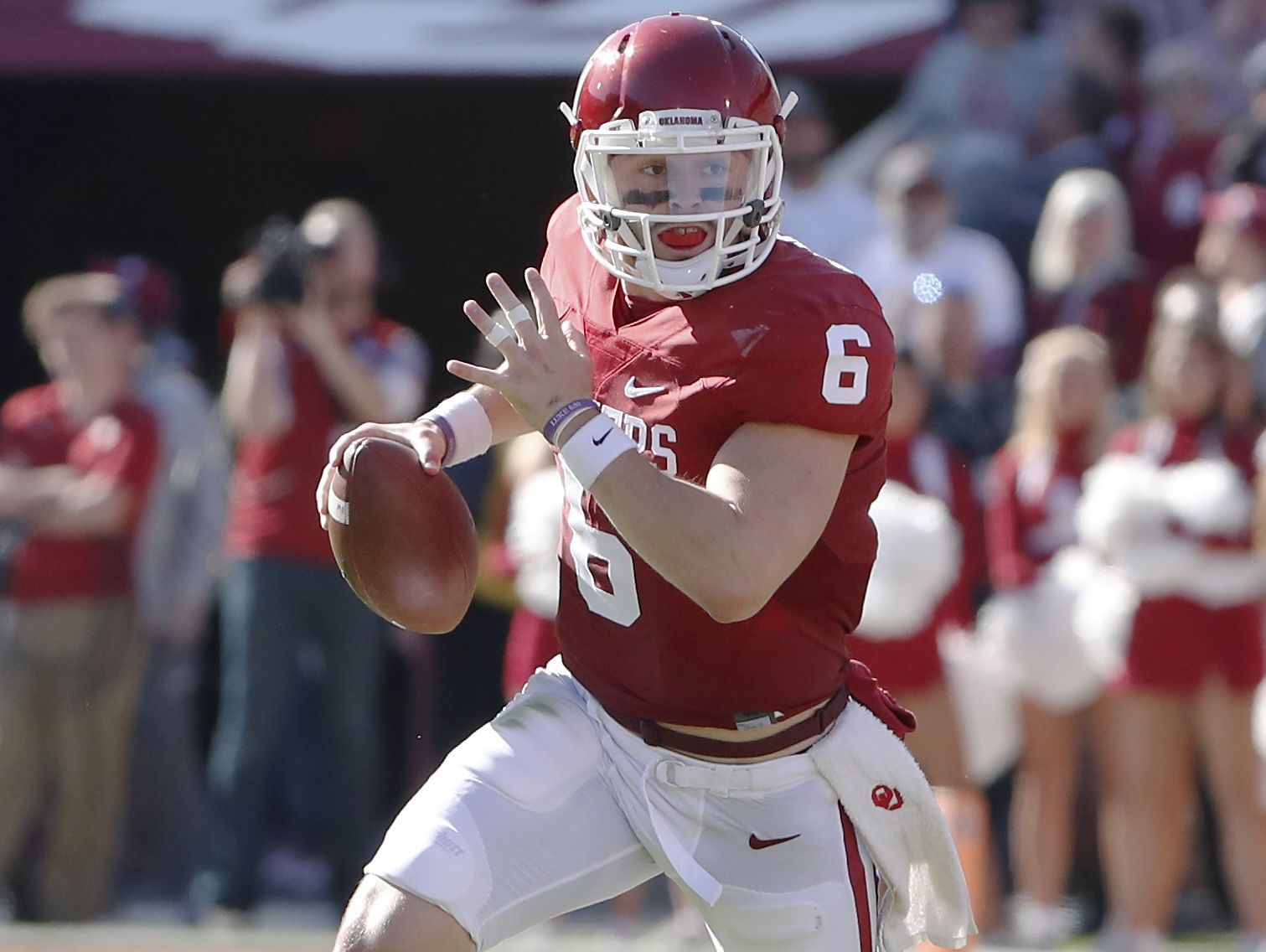 Oklahoma quarterback Baker Mayfield pleads guilty to three misdemeanor ...