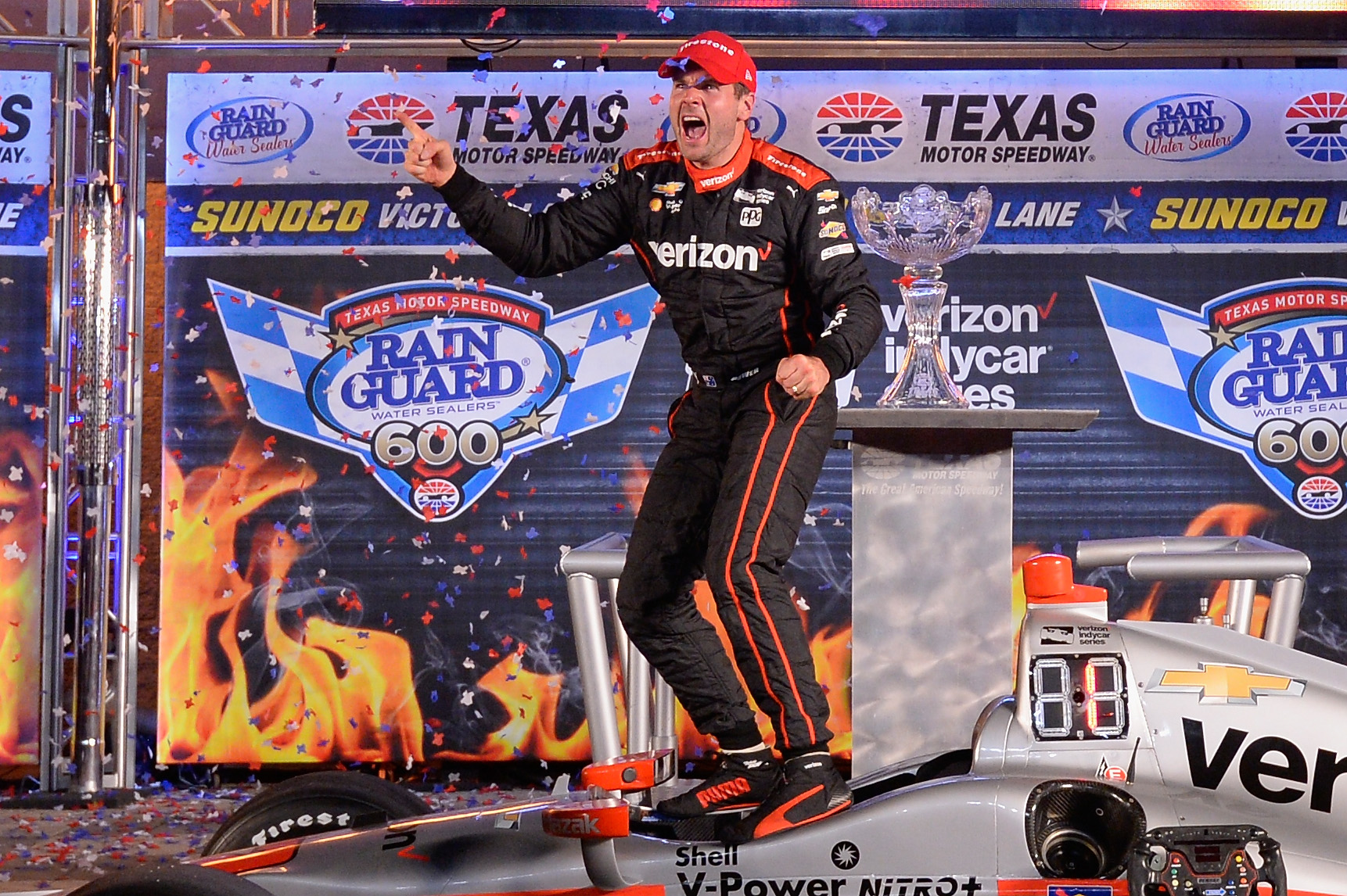 Will Power wins wild IndyCar race at Texas under caution USA TODAY Sports