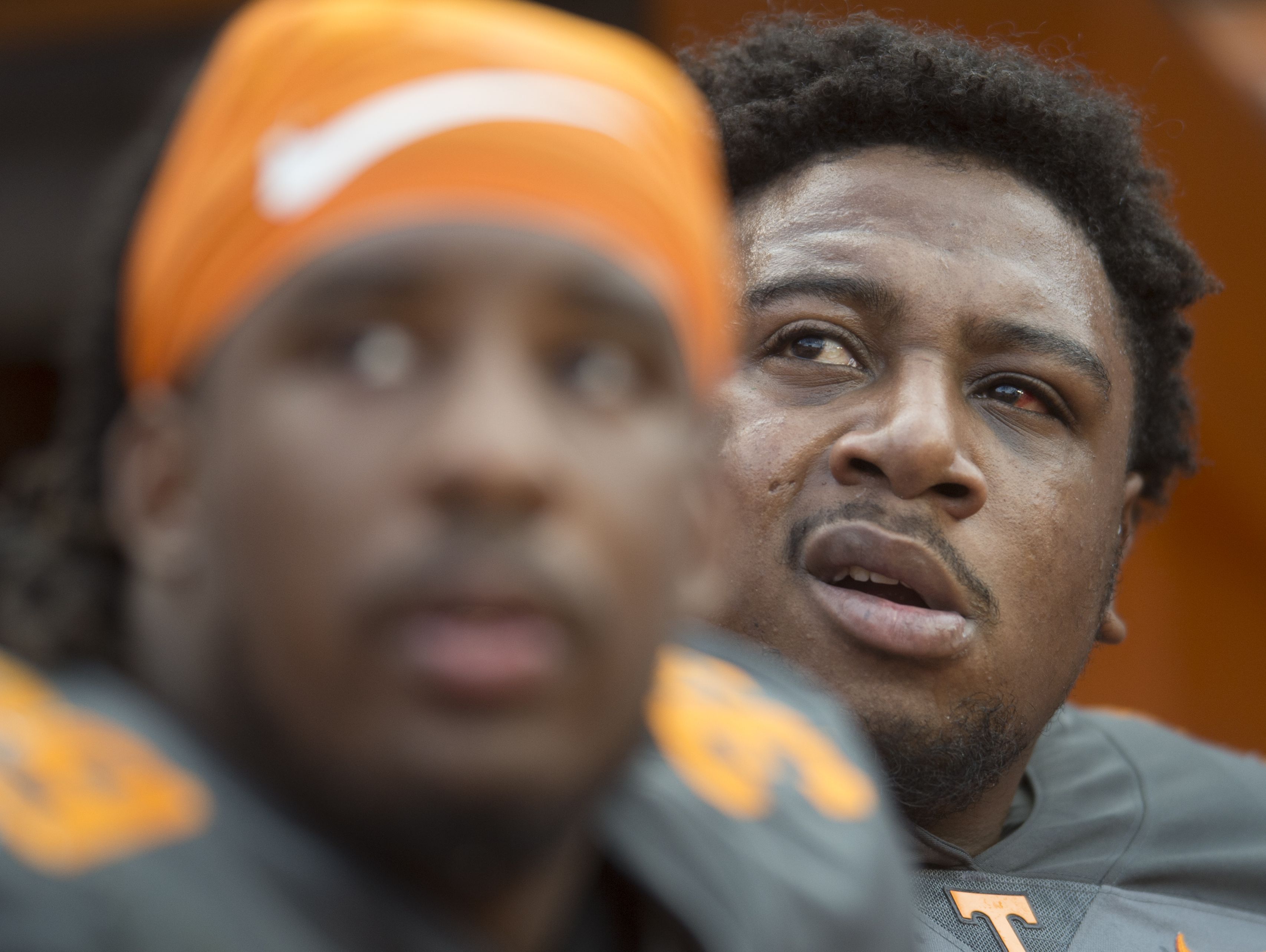 Tennessee Vols defensive lineman Shy Tuttle takes the field with ...