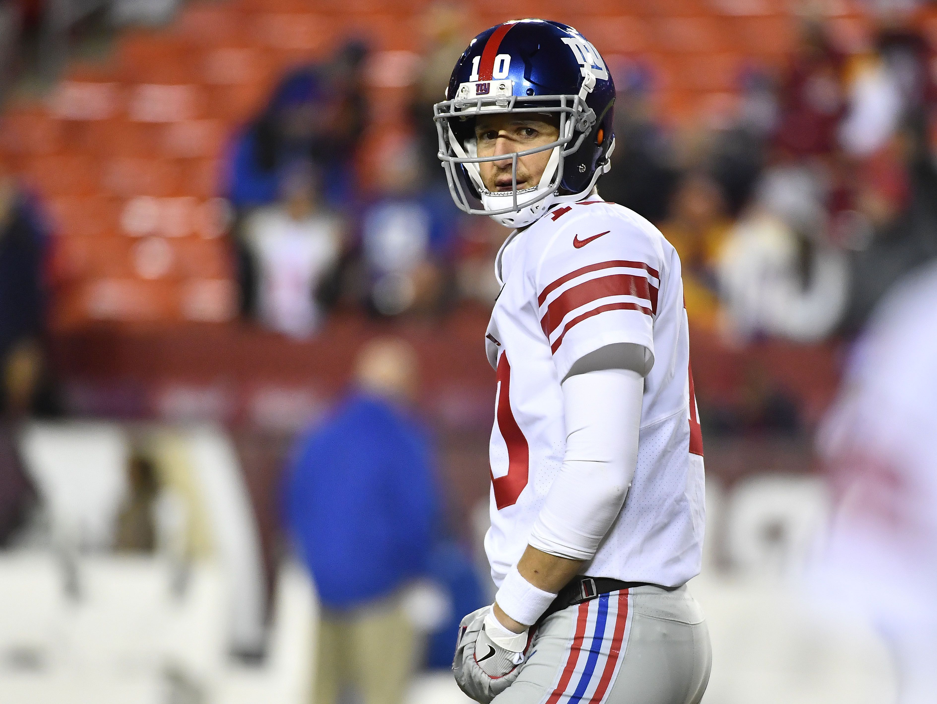 Giants To Bench Eli Manning, Start Geno Smith Against Raiders | USA ...