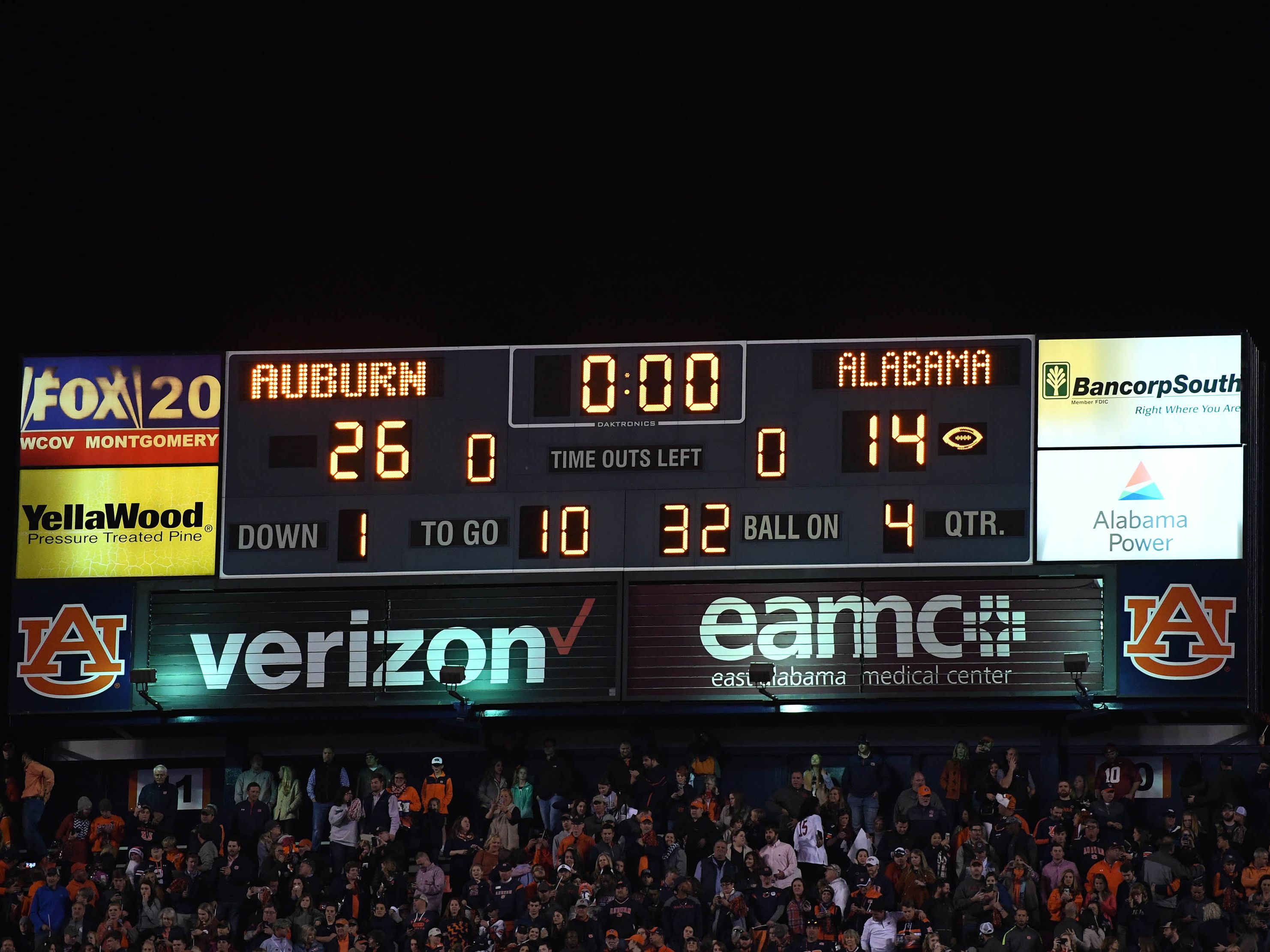 Auburn is the last team to beat Alabama. Can it do it again in this year’s Iron Bowl? USA