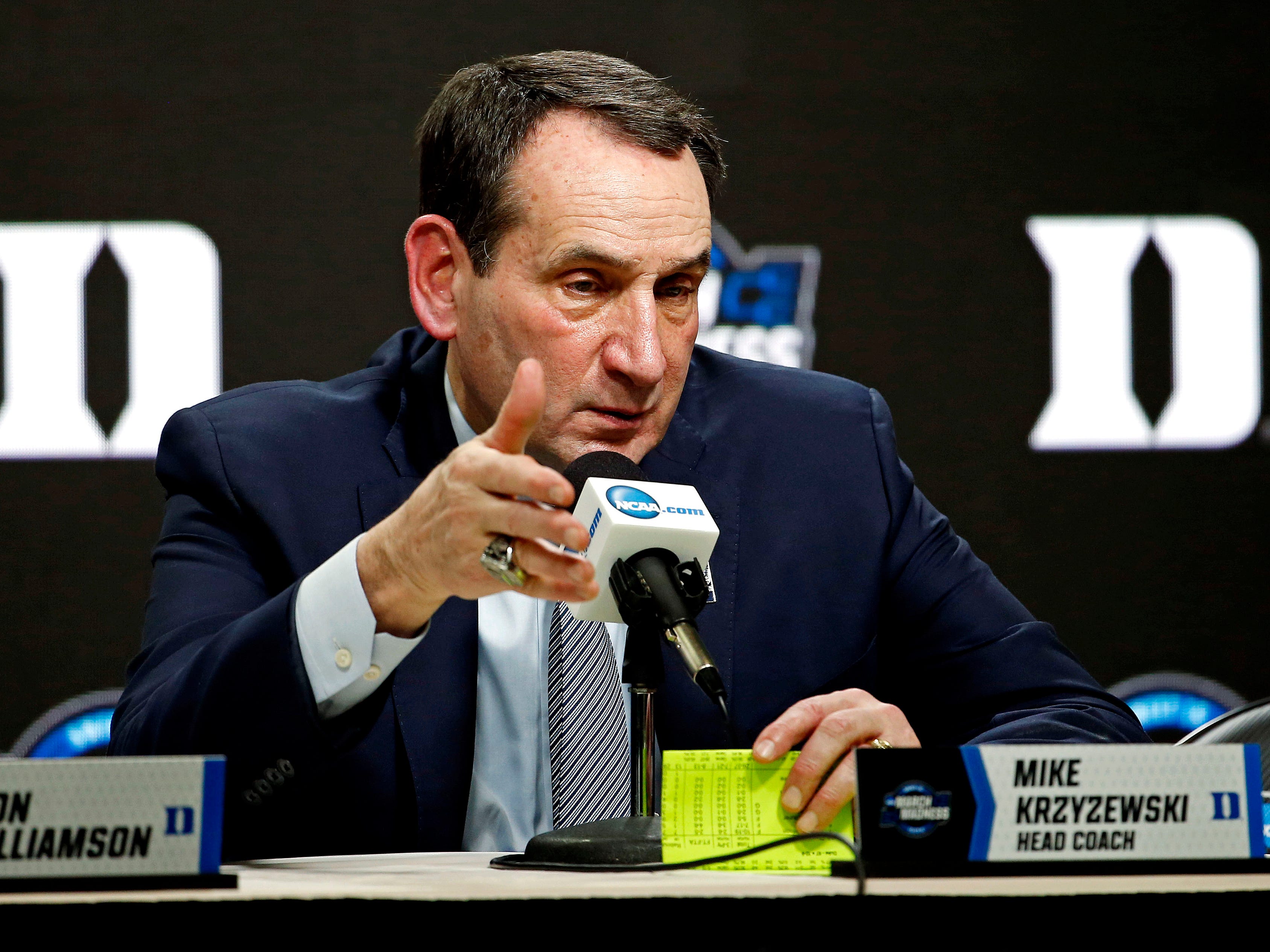 Mike Krzyzewski To Coach His Grandson As A Duke Walk On In 2019 20 Usa Today Sports 