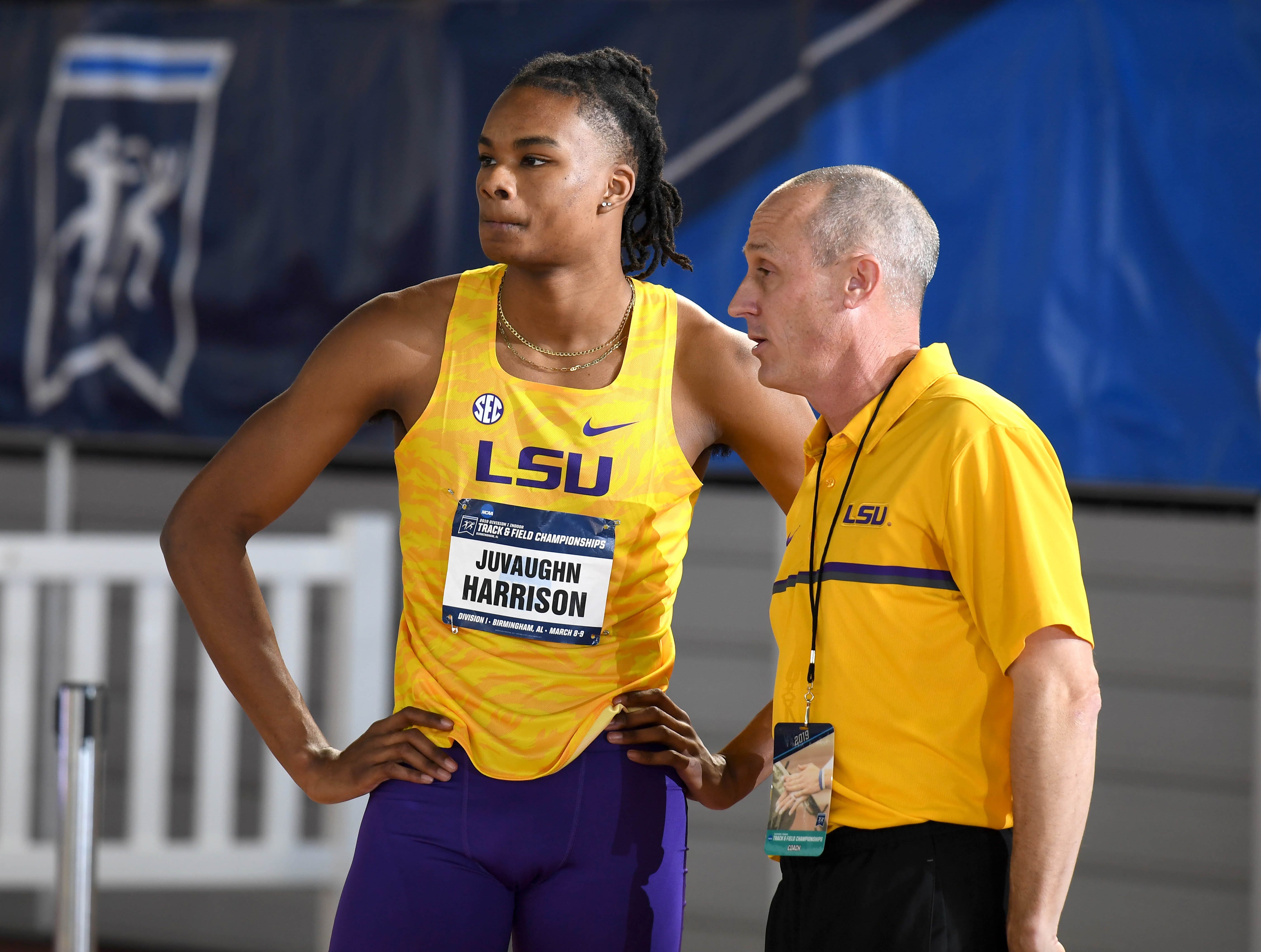 See LSU’s JuVaughn Harrison win the high jump, make NCAA Track and