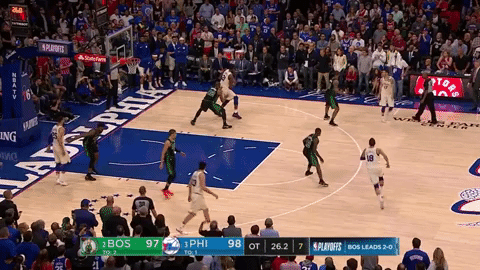 Joel Embiid is playing right into Boston's defensive plan