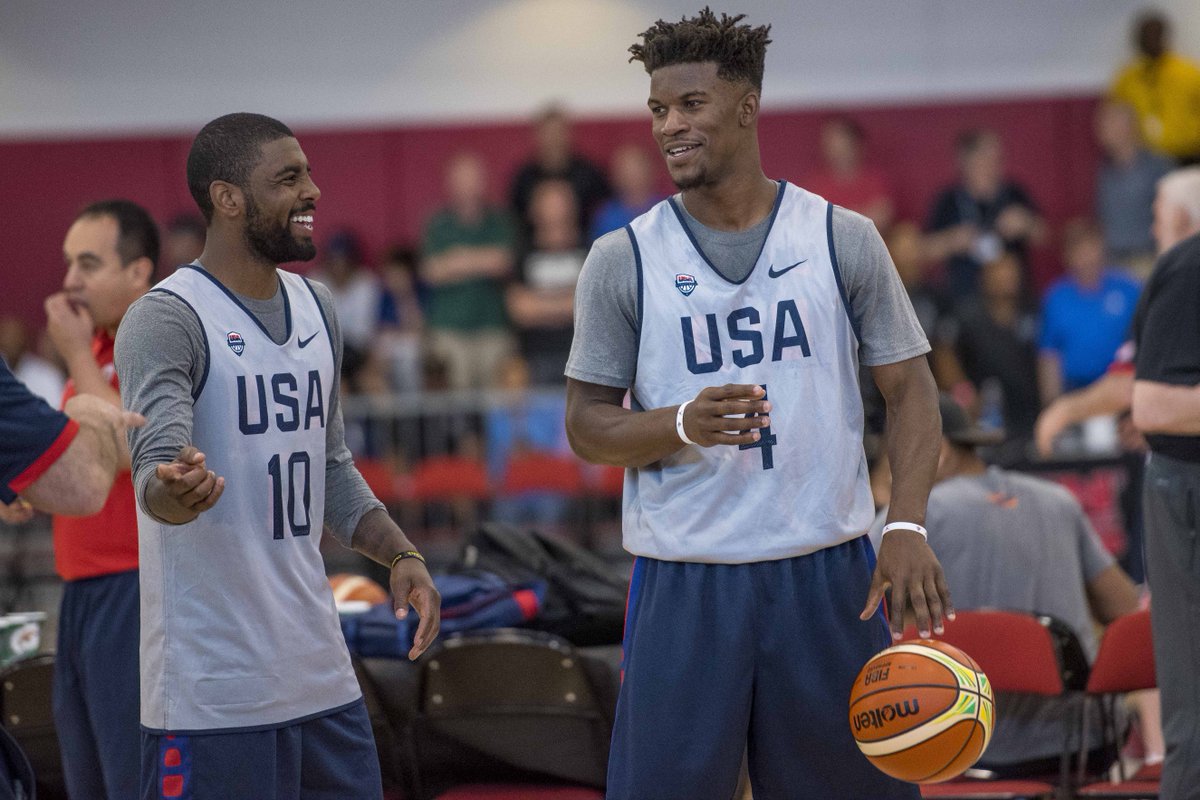 Jimmy Butler and Kyrie Irving