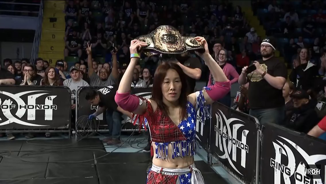 ROH Women's Champion Sumie Sakai Reveals Which WWE HOFers Inspired Her To Wrestle