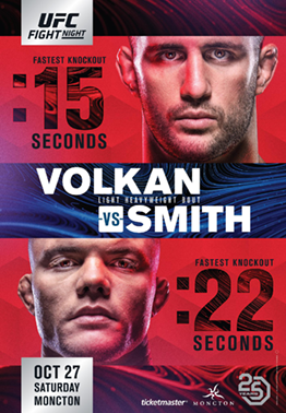 UFC Fight Night: Volkan vs Smith Fighter Salaries, Incentive Pay, Attendance & Gate