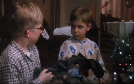 Image result for ralphie and randy open socks