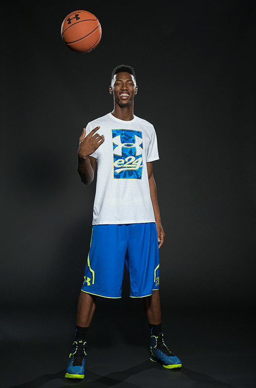Harry Giles III could meet No. 1 senior Ben Simmons on Tuesday at the City of Palms. / Kelly Kline/UA