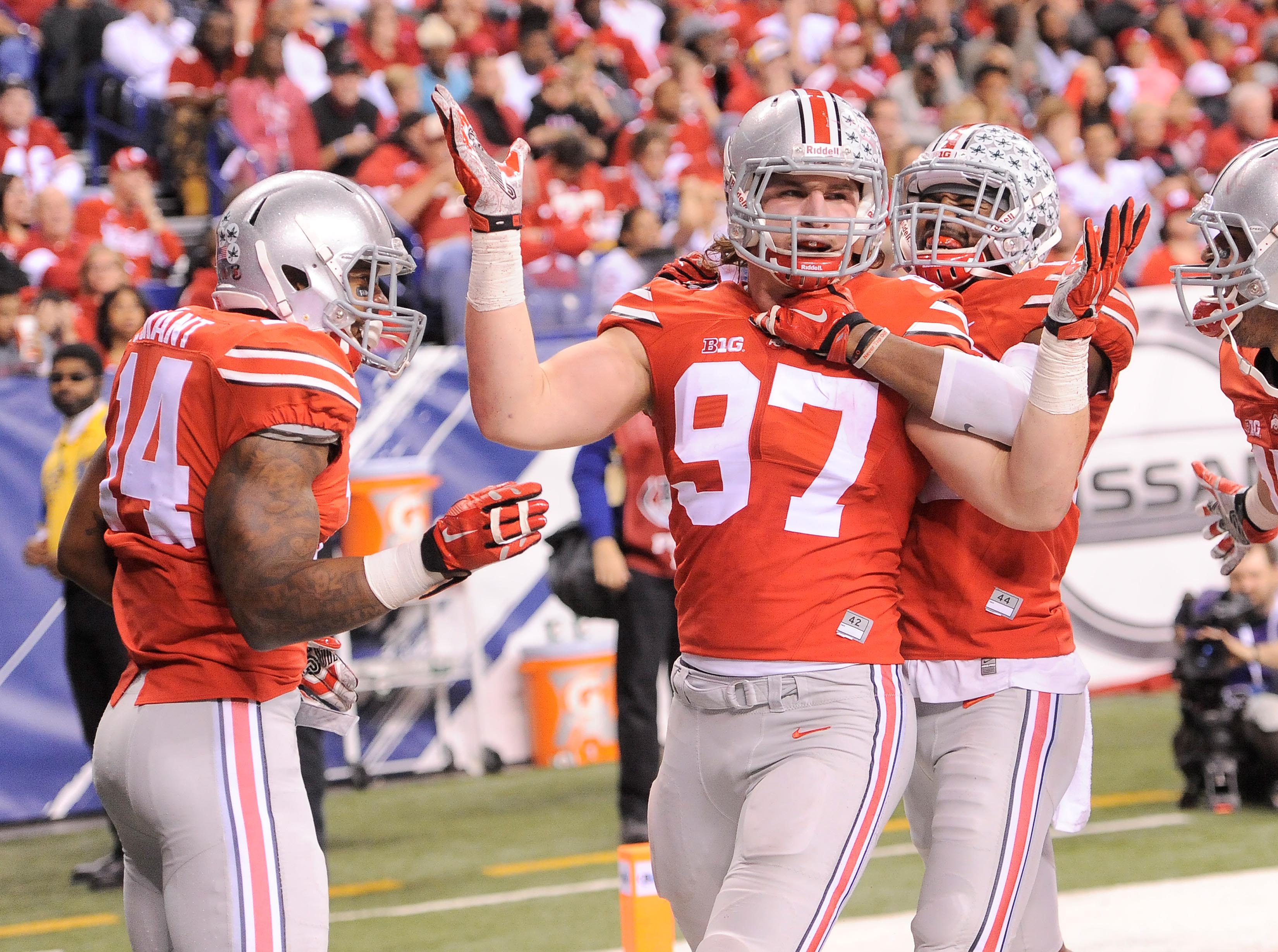 Joey Bosa Ohio State Buckeyes Nike Alumni Game Jersey - Scarlet