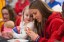 McDonald's HIgh School All American Ali Patberg visits residents staying at the Ronald McDonald House in Chicago. (Photo: Matt Hernandez, USA TODAY Sports)