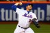 New York Mets starting pitcher Matt Harvey (33) pitches in the first inning against the Philadelphia Phillies at Citi Field. Mandatory Credit: Andy Marlin-USA TODAY Sports