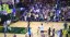 Glenbrook North science teacher Lindsey Berman's second half court shot in as many years (and attempts) earned her $1,000 for charity — YouTube screen shot