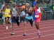 Noah Lyles (right) defeats Michael Norman (center) and Ryan Clark to win the junior 200m in 20.18 in the 2015 USA Championships. (Photo: Kirby Lee, USA TODAY Sports)