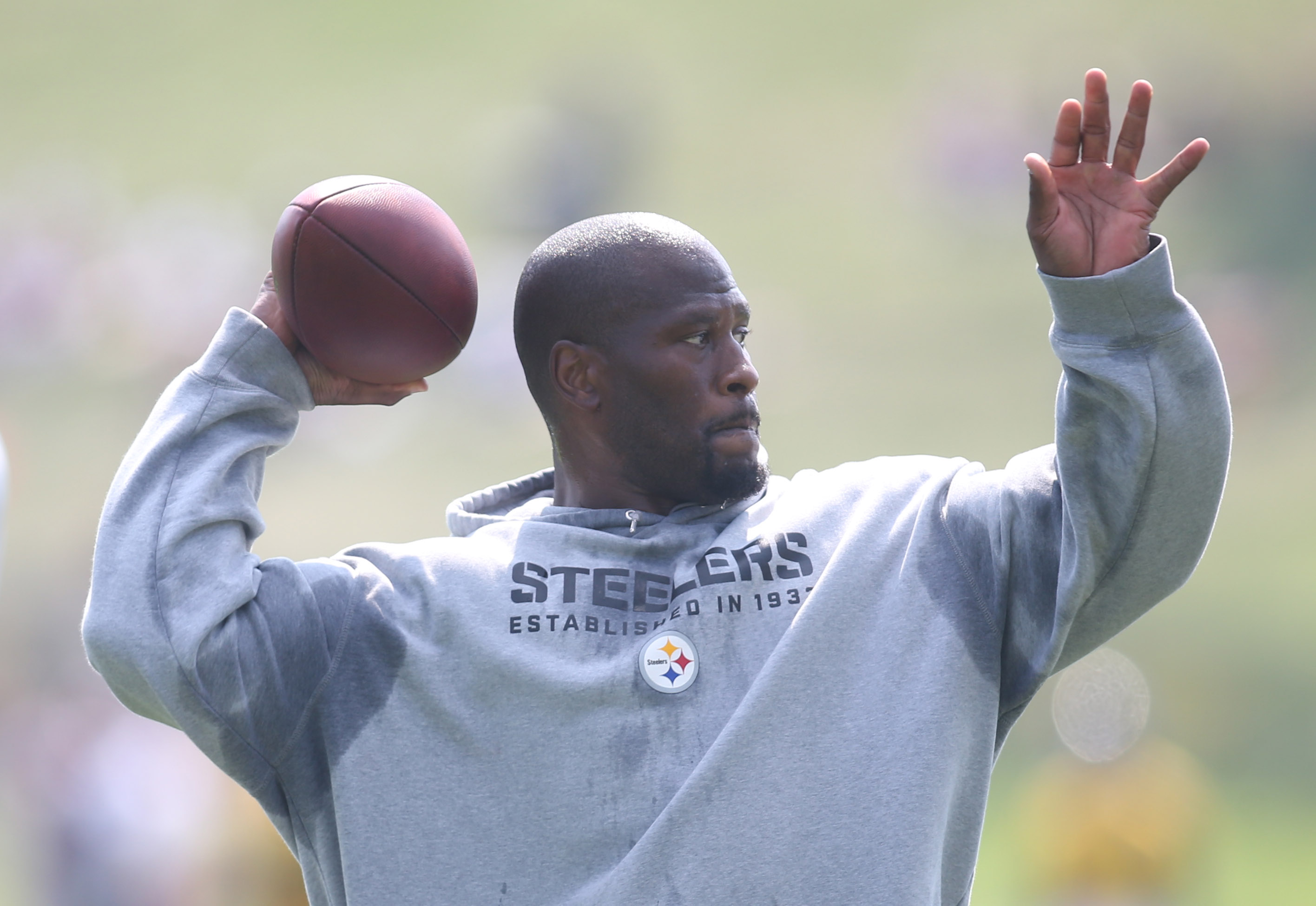 James Harrison of Pittsburgh Steelers takes away kids