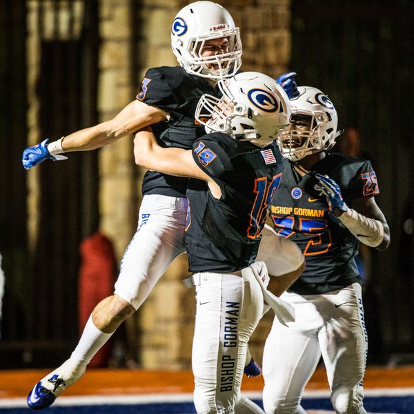 Bishop Gorman, the No. 1 team in the Super 25 could play another team in a postseason bowl this year. (Photo: Bishop Gorman football).