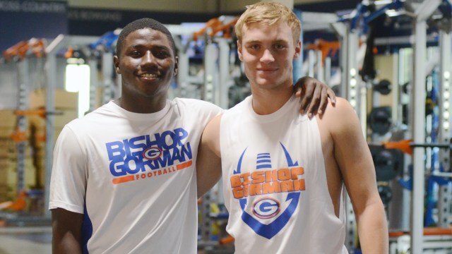 Tyjon Lindsey and Tate Martell have played together since they were on an eighth-grade all-star team. (Photo: TexAgs.com).