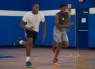 Advance Preparatory International small forward Mark Vital (left) and shooting guard Terrance Ferguson (right) during practice at the Mark Cuban Heroes Basketball Center. (Photo: Jerome Miron, USA TODAY Sports)