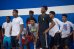 Advance Preparatory International small forward Mark Vital (left) and point guard Trevon Duval (center) and power forward Billy Preston (right) during practice. (Photo by Jerome Miron, USA TODAY Sports)