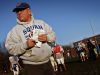 Manasquan head coach Vic Kubu looks over his team during practice in preparation for the 2005 NJSIAA Central Group II final.