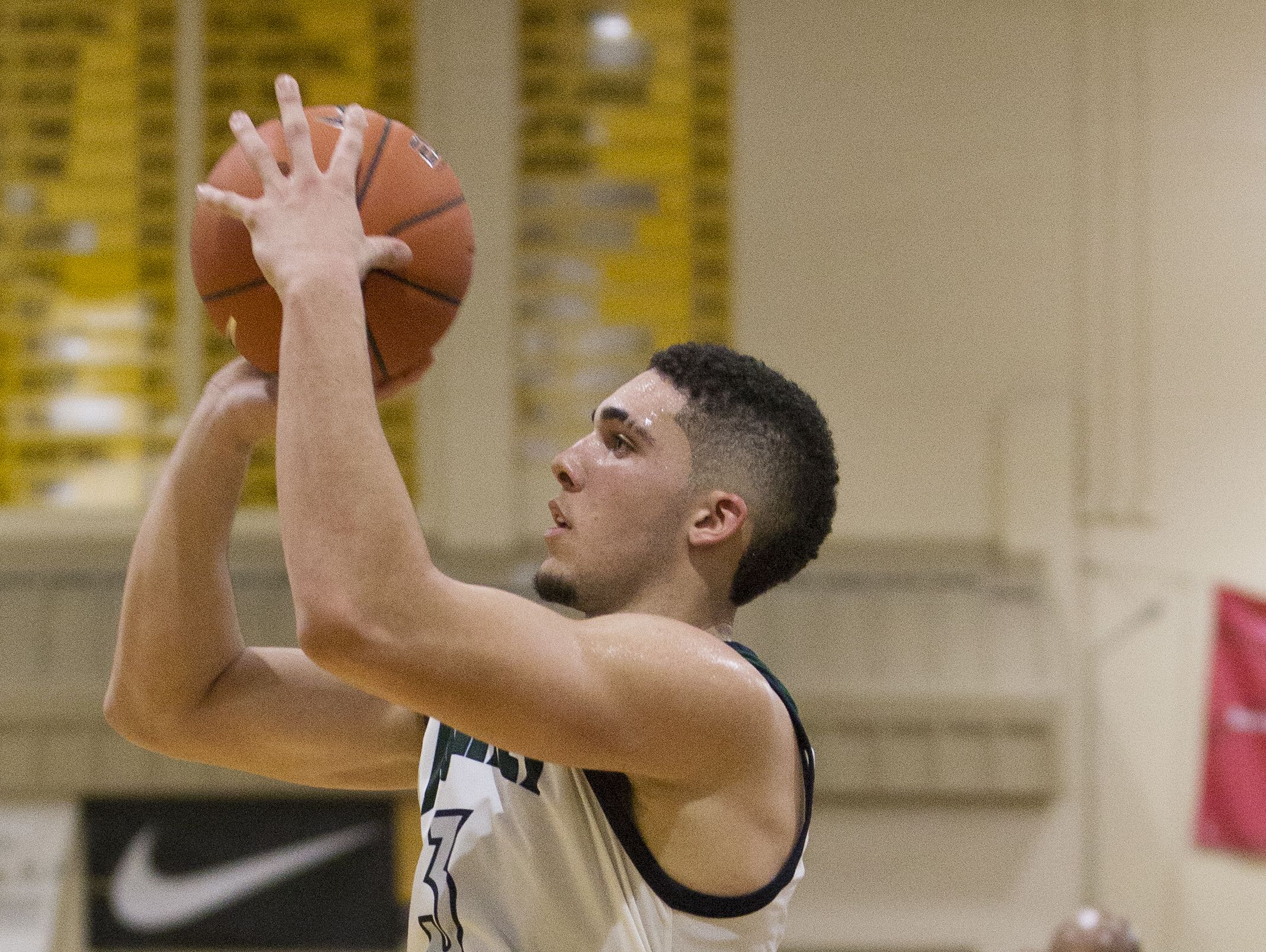 Chino Hills forward LiAngelo Ball had 42 points in a 94-82 defeat of High Point Christian (High Point, N.C.) Tuesday in a semifinal at the City of Palms Classic.