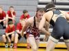 Riverheads' Garret Shultz wrestles Buffalo Gap's Josh Stagner in a 145-pound weight class during the Bison Wrestling Quad in Swoope on Wednesday, Jan. 6, 2016. Shultz won the match.