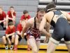 Riverheads' Garret Shultz wrestles Buffalo Gap's Josh Stagner in a 145-pound weight class during the Bison Wrestling Quad in Swoope on Wednesday, Jan. 6, 2016. Shultz won the match.